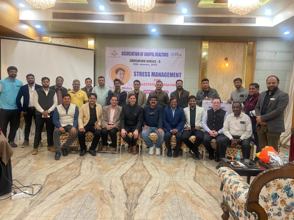 Dr Vinay Mishra with ABR members